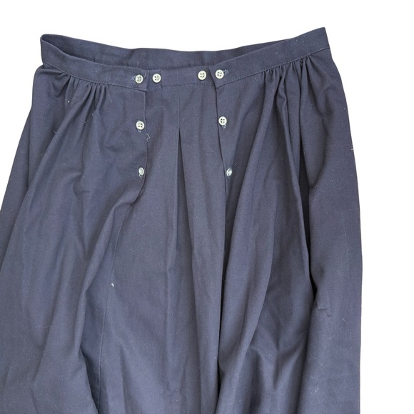 Frontier Classics Dresses & Skirts - Frontier Classics Cotton Twill Walking Skirt - Navy old west small